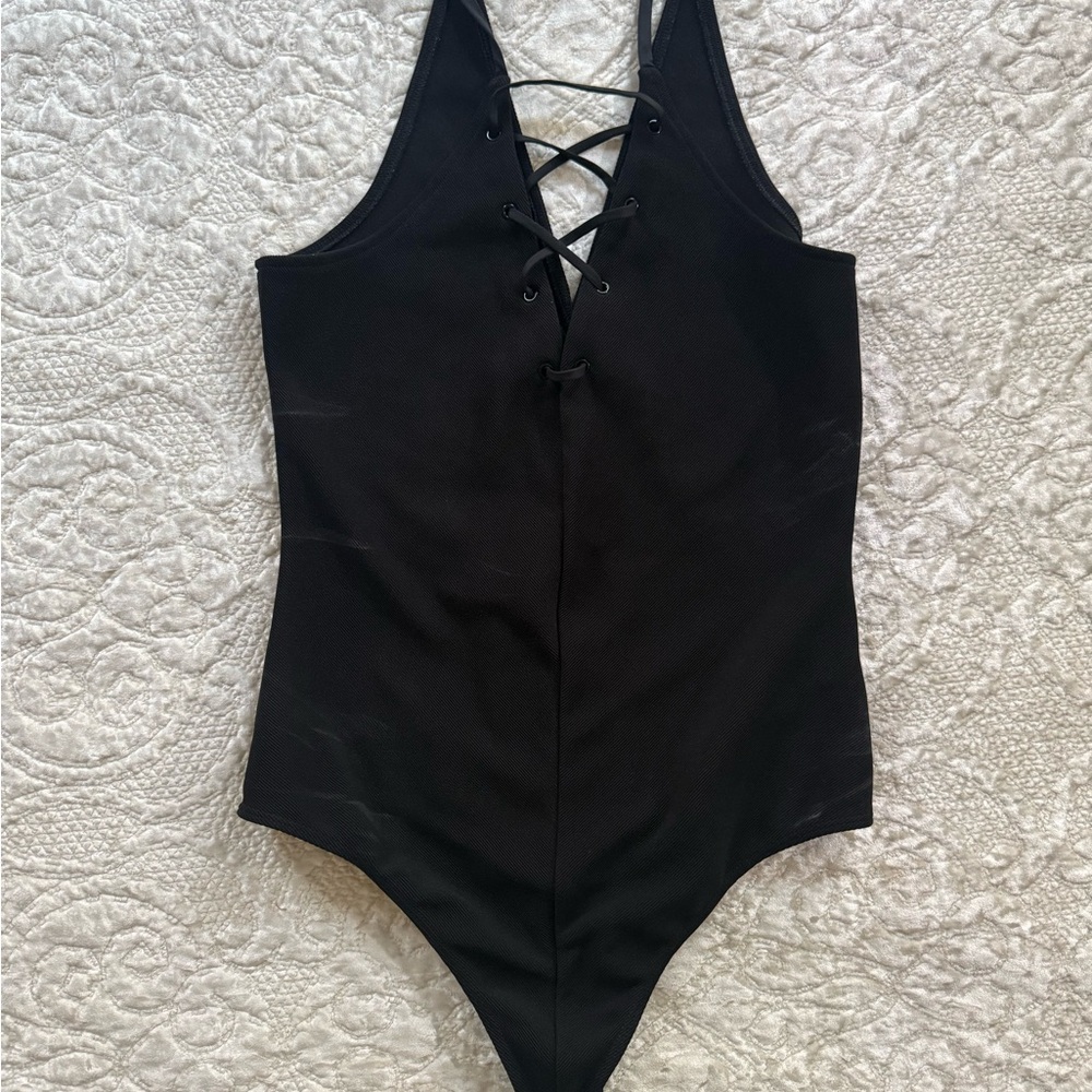 Express Classic Black Knit Blouse